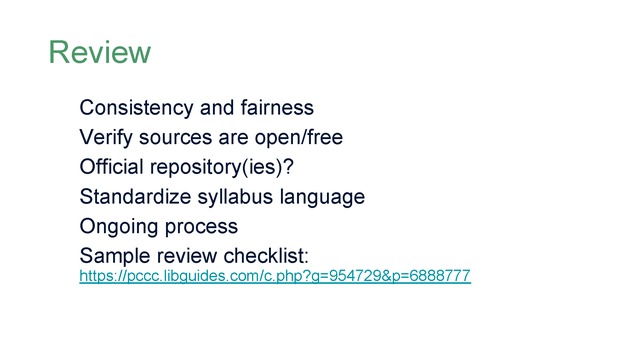 VALE Regional OER Workshop, Ocean Community College - Page 58
